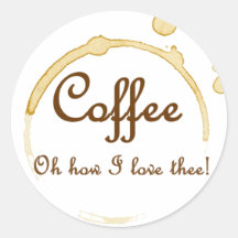 Coffee - Oh How I Love Thee! Sticker