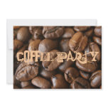 Coffee party custom invites