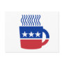 Coffee Party Logo Liberal Democrat Post Cards