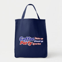 Coffee Party USA Wake up Stand Up Bag