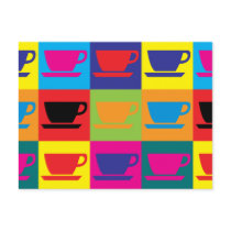 Coffee Pop Art Post Cards
