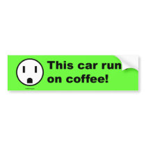 Coffee Power - Bumper Sticker