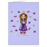Coffee Princess Greeting Cards