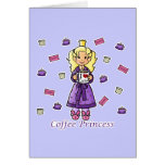 Coffee Princess Greeting Cards