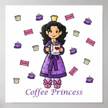 Coffee Princess Print
