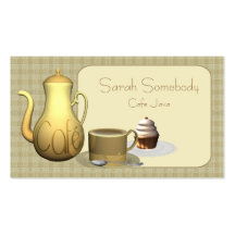 Coffee Shop or Cafe Business Card