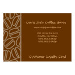 Coffee Shoppe Business and Punch Cards Business Card Templates