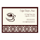 Coffee Shoppe Punch Cards Business Card Template