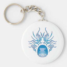 Coffee Skull Key Chains