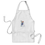 Coffee Snowman Aprons