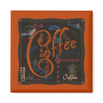Coffee Spice Fridge Magnets
