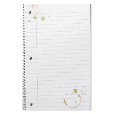 Coffee Stained Notebook Paper (Top 10) Custom Stationery by fancybelle