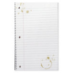 Coffee Stained Notebook Paper (Top 10) stationery