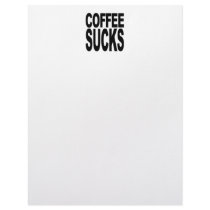Coffee Sucks Custom Letterhead