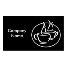 Coffee/Tea Cups Business Card Templates