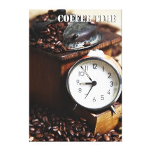 Coffee Time Galerie Gefaltete Leinwand
