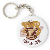 Coffee Time Key Chains