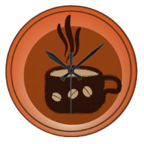 Coffee Time Wall Clock wall clocks
