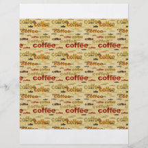 Coffee Wallpaper Custom Flyer