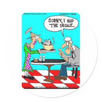 Coffee Without Cows Funny Tees Mugs & Gifts Sticker