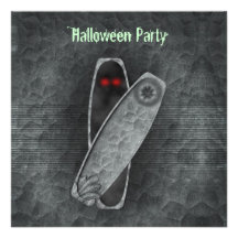 Coffin - Halloween Invitation