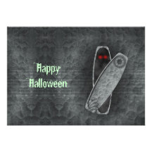 Coffin - Halloween Invitation
