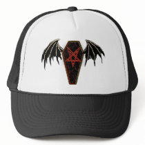 coffin pentagram hat