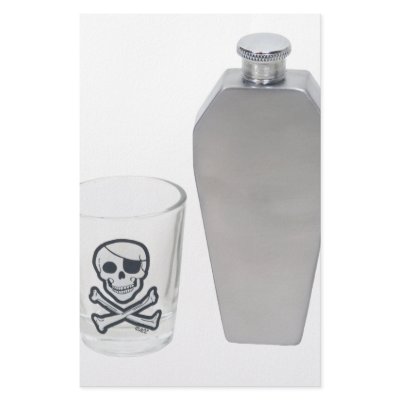 CoffinFlaskShotGlass070109 Stationery Paper by ShroudedLake