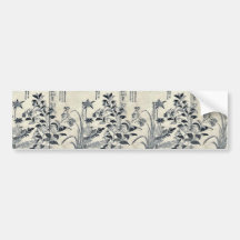 Cognassier du Japon, fleurs et anémone par Tachiba Adhésifs Pour Voiture