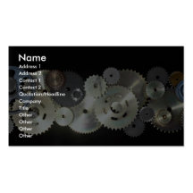 Cogs Business Card Templates