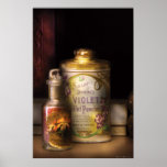 Coiffeur - dièse et poudre de toilette violette de affiches