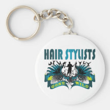 Coiffeurs fous porte-clefs