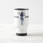 Coiffeurs mignons de styliste en coiffure tasse à café