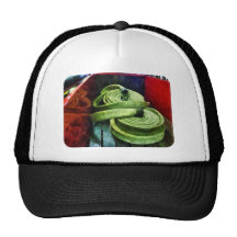 Coiled Fire Hoses Mesh Hats