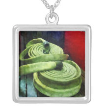 Coiled Fire Hoses Personalized Necklace