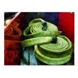 Coiled Fire Hoses Post Card