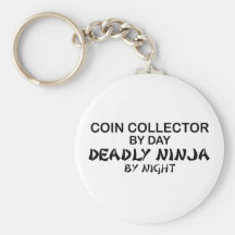 Coin Collector Deadly Ninja by Night Key Chain