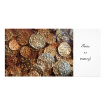 Coins Photo Card