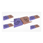 Coir as Co Cobalt  and Ir Iridium Customized Photo Card
