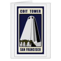 Coit Tower Greeting Card