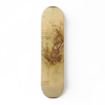 Coition of a hemisected man and woman skateboard decks