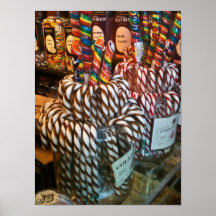 Cola & Strawberry Canes Posters