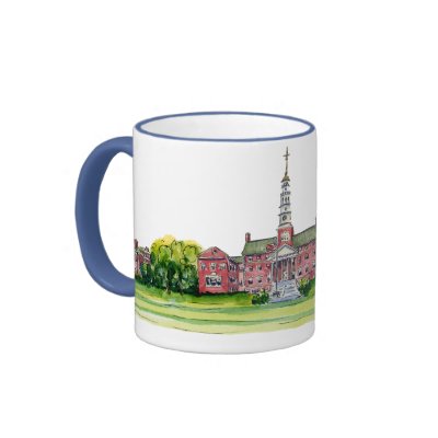colby college coffee mug by lesliezemsky