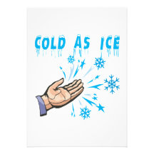 Cold As Ice Personalized Announcements
