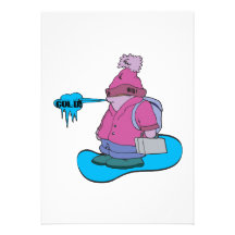 Cold Custom Invitation