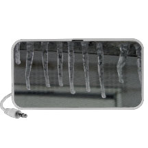 Cold icy winter iPhone speaker
