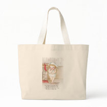 Cold Kid Waiting for Santa Claus Vintage Christmas Bags