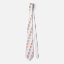 Cold Kid Waiting for Santa Claus Vintage Christmas Tie