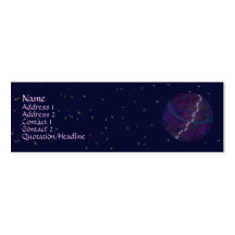 Cold Oak Moon Skinny Card Business Card