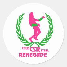 Cold Steel Renegade Stickers